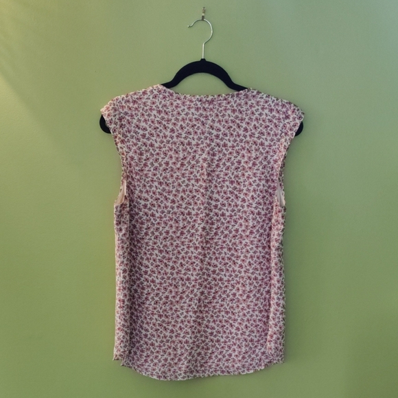 Pink Blouse with Dotted Pattern and Relaxed Fit - Picture 4 of 4